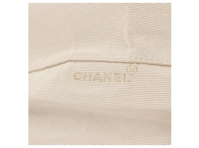 Zaino CHANEL Matelassé COCO Mark in velluto rosa con CC dorato Auth 138517SM D'oro - vista 33