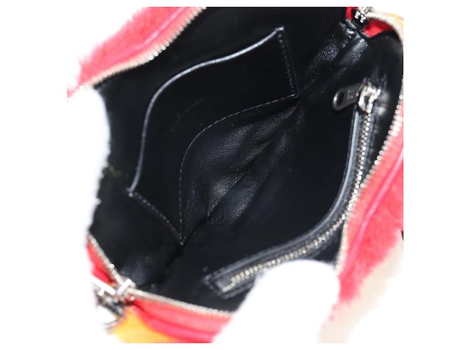 Borsa a Spalla BALENCIAGA in Pelliccia Arcobaleno 677903 Auth 149218SM - vista 11
