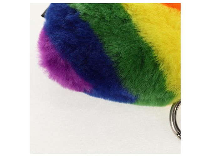 Borsa a Spalla BALENCIAGA in Pelliccia Arcobaleno 677903 Auth 149218SM - vista 15