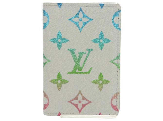 LOUIS VUITTON Multicolor Organizer De Poch Card Case Gray M13910 LV Auth 147575SAM Brown - view 13