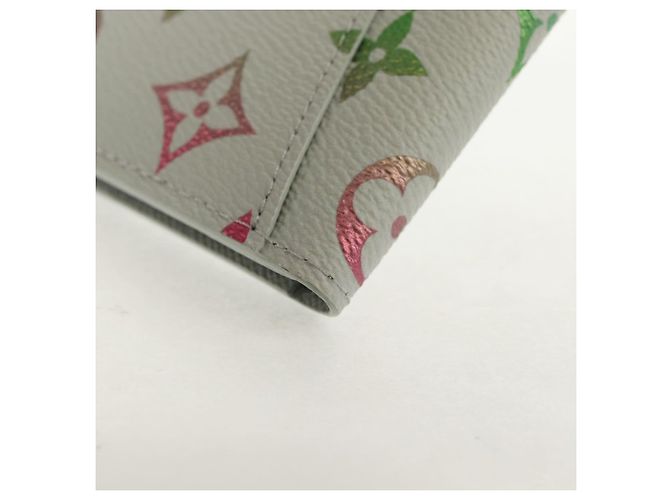 LOUIS VUITTON Multicolor Organizer De Poch Card Case Gray M13910 LV Auth 147575SAM Brown - view 16
