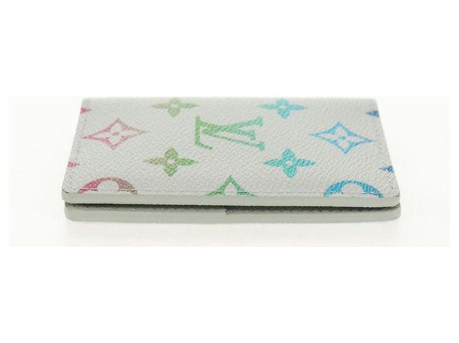 LOUIS VUITTON Multicolor Organizer De Poch Card Case Gray M13910 LV Auth 147575SAM Brown - view 3
