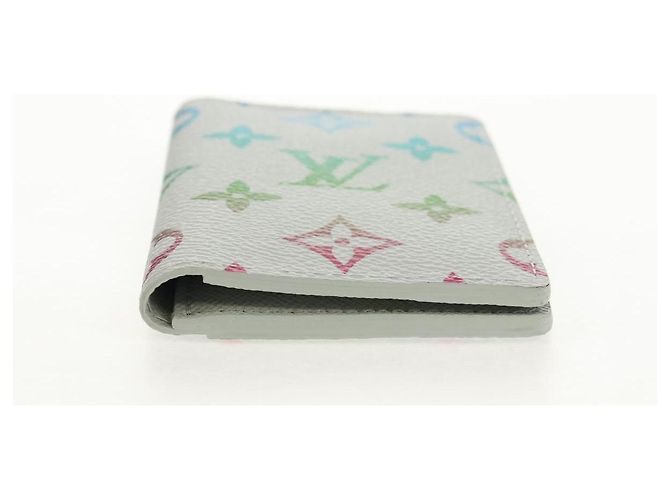 LOUIS VUITTON Multicolor Organizer De Poch Card Case Gray M13910 LV Auth 147575SAM Brown - view 6