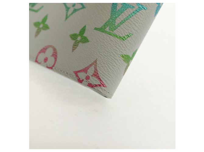 LOUIS VUITTON Multicolor Portefeuille Slender Wallet Gray M14354 LV Auth 147576SAM Brown - view 16