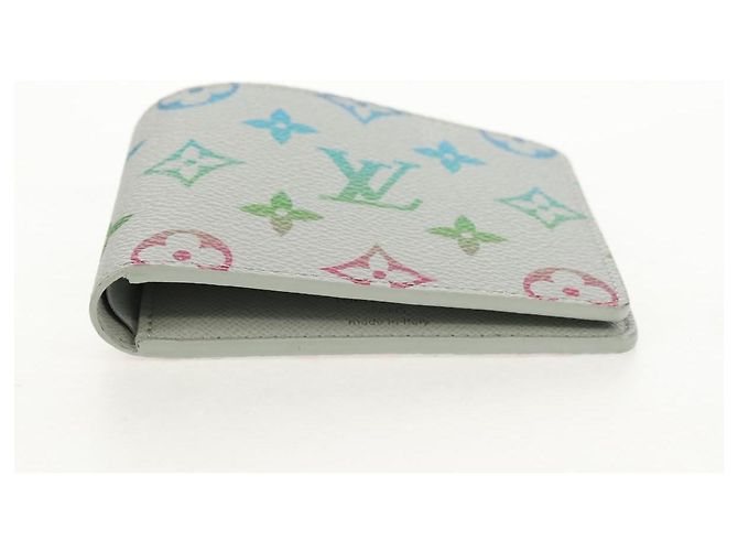 LOUIS VUITTON Multicolor Portefeuille Slender Wallet Gray M14354 LV Auth 147576SAM Brown - view 6