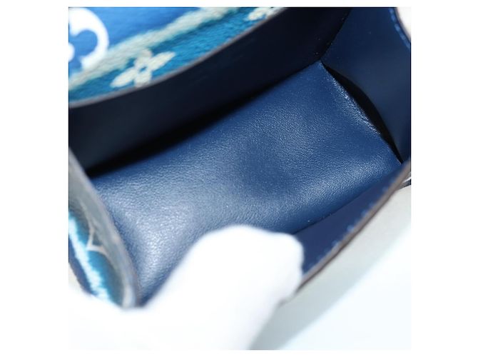 LOUIS VUITTON Cintura Monogram Escal 37,6" Blu M0253W LV Auth 147571SM Monogramma - vista 10