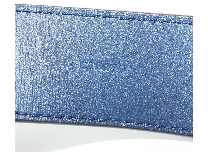 LOUIS VUITTON Cintura Monogram Escal 37,6" Blu M0253W LV Auth 147571SM Monogramma - vista 11