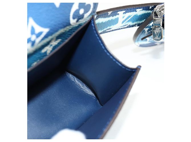 LOUIS VUITTON Cintura Monogram Escal 37,6" Blu M0253W LV Auth 147571SM Monogramma - vista 18