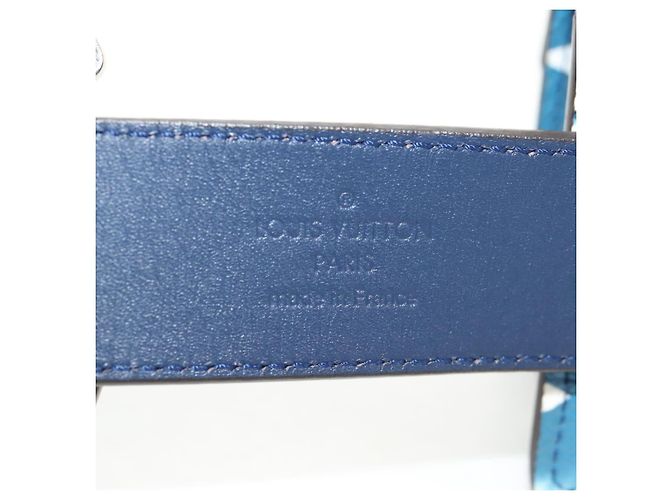 LOUIS VUITTON Cintura Monogram Escal 37,6" Blu M0253W LV Auth 147571SM Monogramma - vista 24