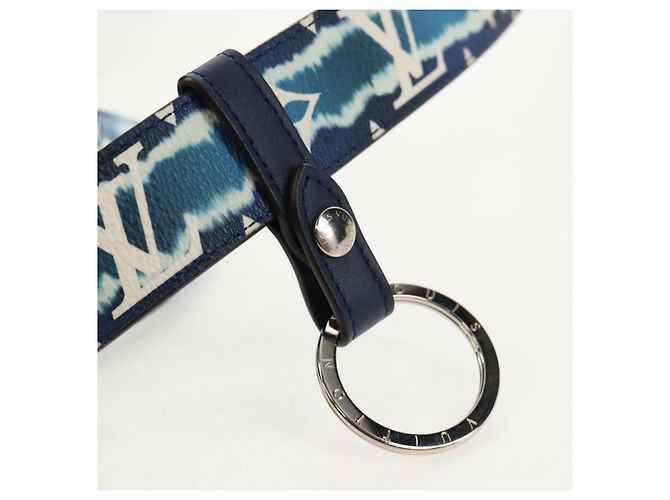 LOUIS VUITTON Cintura Monogram Escal 37,6" Blu M0253W LV Auth 147571SM Monogramma - vista 5
