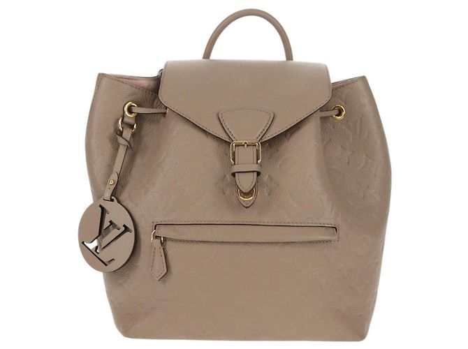 LOUIS VUITTON Borsa Montsouris PM Monogram Empreinte Bronzo M45410 LV Auth hk3223M - vista 13