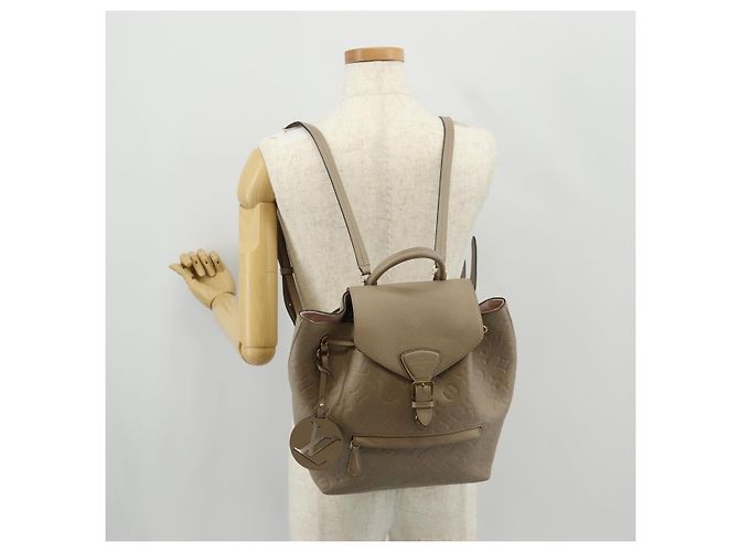 LOUIS VUITTON Borsa Montsouris PM Monogram Empreinte Bronzo M45410 LV Auth hk3223M - vista 31