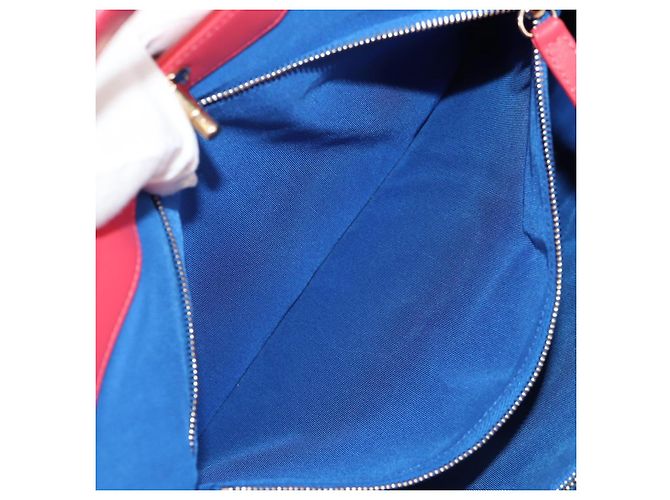 CHANEL Borsa Matelassé in Pelle di Agnello 2way Blu Oro CC Auth BA7491SAM D'oro - vista 23