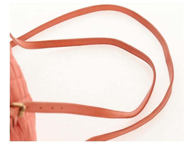 CHANEL Zaino Matelassé Denim Rosa Oro CC Auth 145070SAM D'oro - vista 17