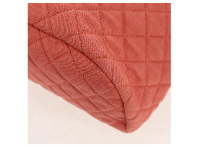 CHANEL Zaino Matelassé Denim Rosa Oro CC Auth 145070SAM D'oro - vista 19