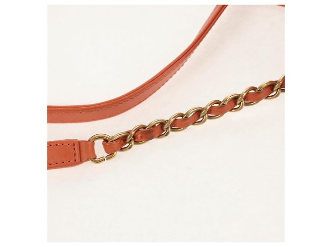 CHANEL Zaino Matelassé Denim Rosa Oro CC Auth 145070SAM D'oro - vista 8