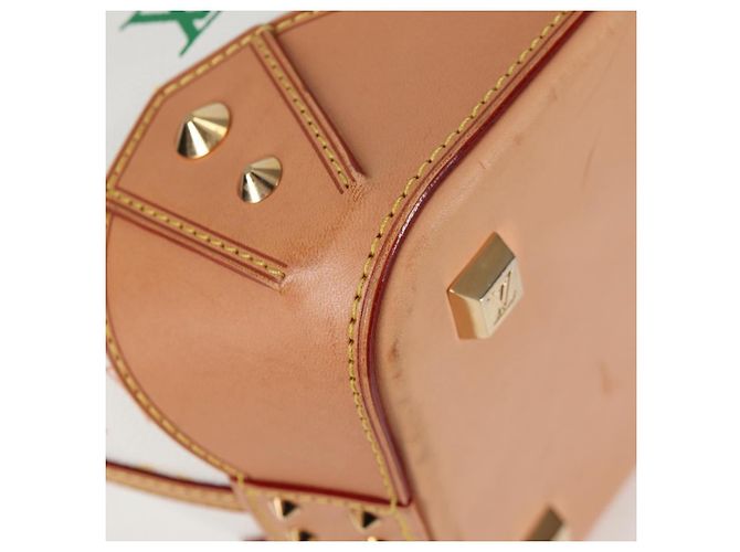 LOUIS VUITTON Multicolor Shirley GM Handtasche 2in1 Weiß M93214 LV Auth 115639SAM - Ansicht 15