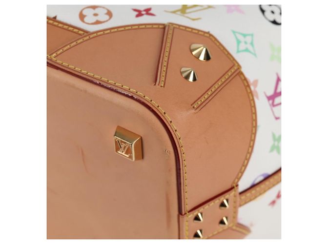 LOUIS VUITTON Multicolor Shirley GM Handtasche 2in1 Weiß M93214 LV Auth 115639SAM - Ansicht 18