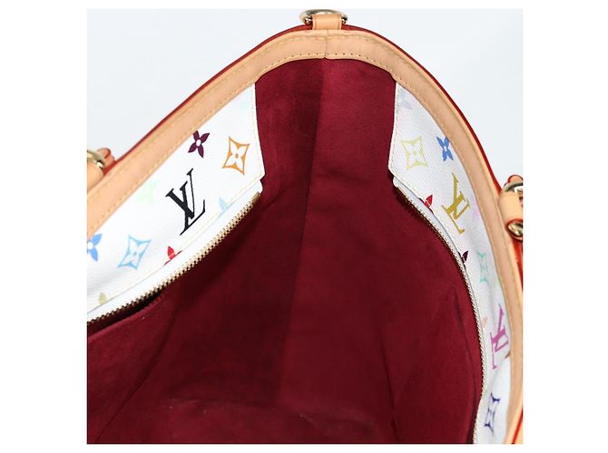 LOUIS VUITTON Multicolor Shirley GM Handtasche 2in1 Weiß M93214 LV Auth 115639SAM - Ansicht 22