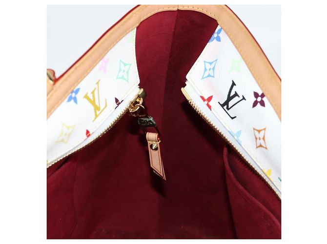 LOUIS VUITTON Multicolor Shirley GM Handtasche 2in1 Weiß M93214 LV Auth 115639SAM - Ansicht 23