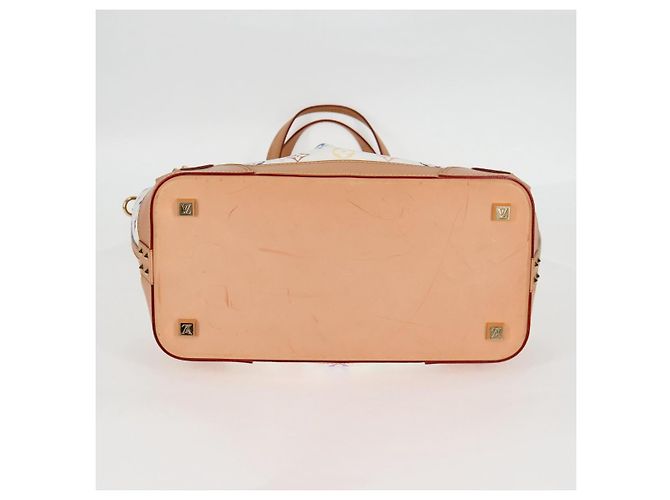 LOUIS VUITTON Multicolor Shirley GM Handtasche 2in1 Weiß M93214 LV Auth 115639SAM - Ansicht 5