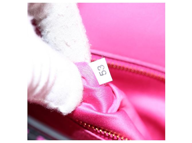 Borsa a Spalla Miu Miu in Tela e Pelle 2 in 1 Rosa Oro Auth 120964SAM D'oro - vista 11