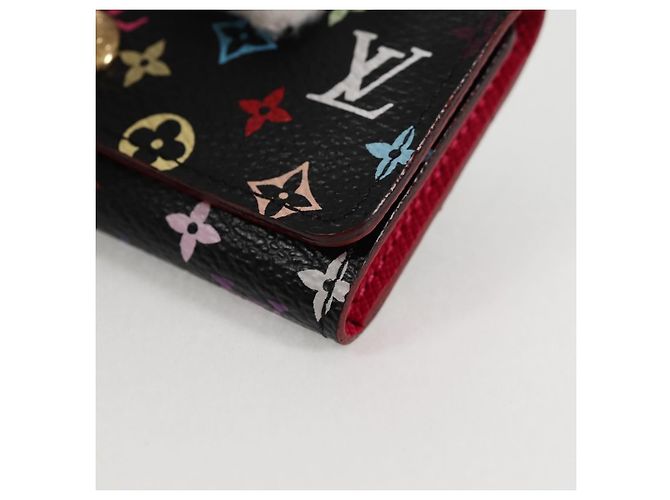 LOUIS VUITTON Multicolor Multicles 4 Key Case Black M93732 LV Auth yk18052M - view 14
