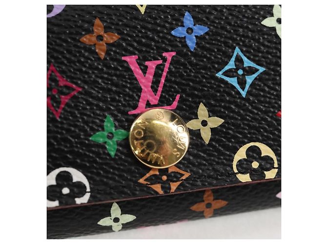 LOUIS VUITTON Multicolor Multicles 4 Key Case Black M93732 LV Auth yk18052M - view 17