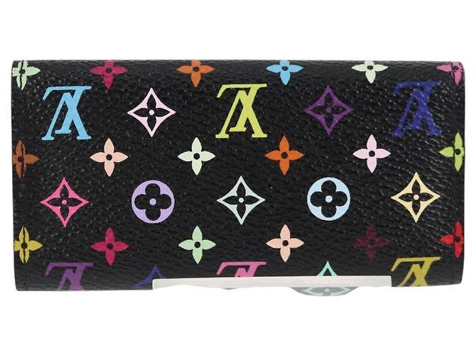 LOUIS VUITTON Multicolor Multicles 4 Key Case Black M93732 LV Auth yk18052M - view 2