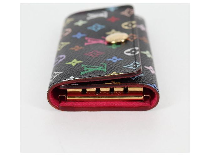LOUIS VUITTON Multicolor Multicles 4 Key Case Black M93732 LV Auth yk18052M - view 3