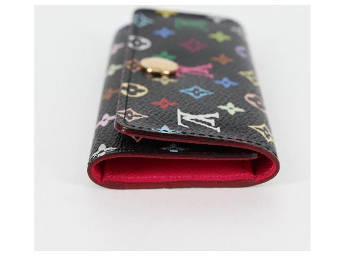 LOUIS VUITTON Multicolor Multicles 4 Key Case Black M93732 LV Auth yk18052M - view 4