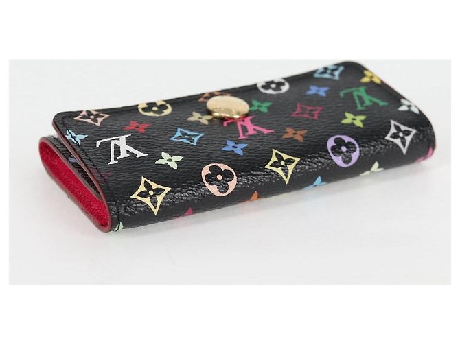 LOUIS VUITTON Multicolor Multicles 4 Key Case Black M93732 LV Auth yk18052M - view 5