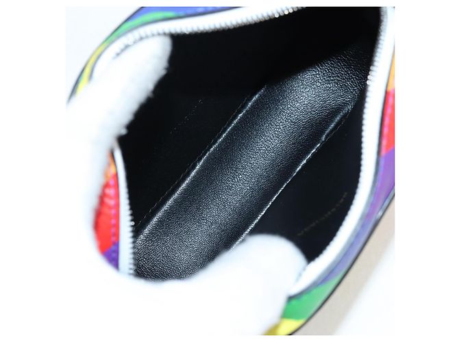 Balenciaga Borsa a spalla XS Camera in pelle Rainbow 558171 Auth 120939SAM - vista 11