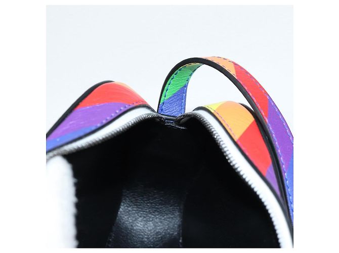 Balenciaga Borsa a spalla XS Camera in pelle Rainbow 558171 Auth 120939SAM - vista 21