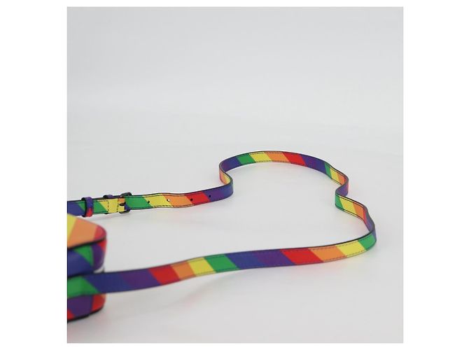 Balenciaga Borsa a spalla XS Camera in pelle Rainbow 558171 Auth 120939SAM - vista 9
