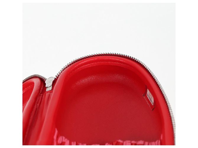 Estuche para gafas de sol de cuero rojo CC Auth de CHANEL con cadena bs24979SAM Roja - view 23