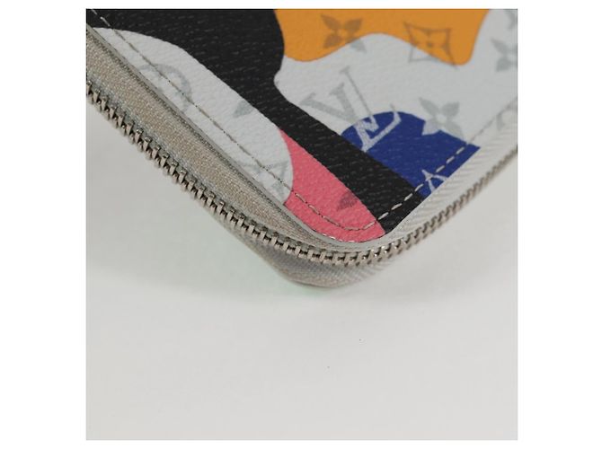 Cartera vertical Zippy Monogram LV Portrait LOUIS VUITTON M82590 LV Auth 116099SM Blanco - vista 15