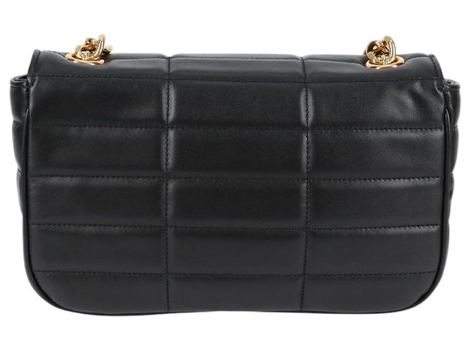 Céline Borsa a spalla CELINE in pelle nera e oro Auth nb466SM Nero D'oro - vista 2