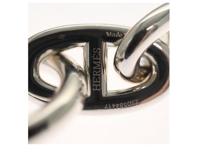 Hermès Bracciale Chaine d'Ancre MM HERMES Ag925 Argento Auth nb497SM - vista 11