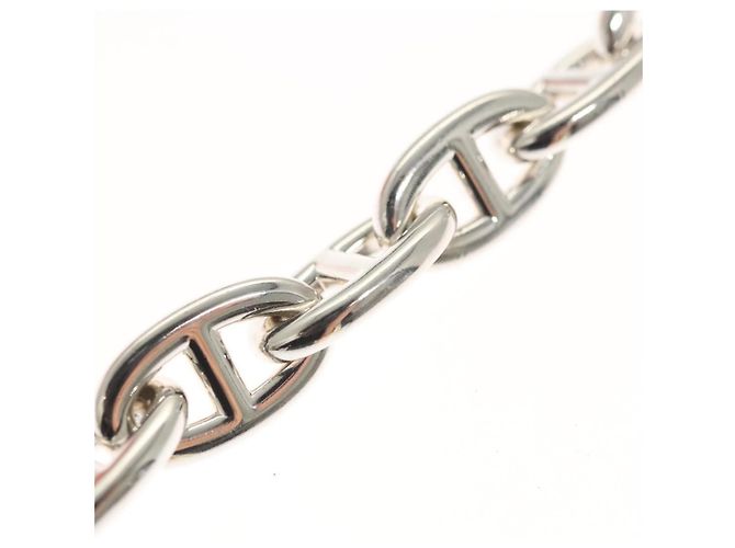 Hermès Bracciale Chaine d'Ancre MM HERMES Ag925 Argento Auth nb497SM - vista 15