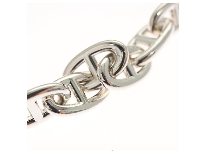 Hermès Bracciale Chaine d'Ancre MM HERMES Ag925 Argento Auth nb497SM - vista 5