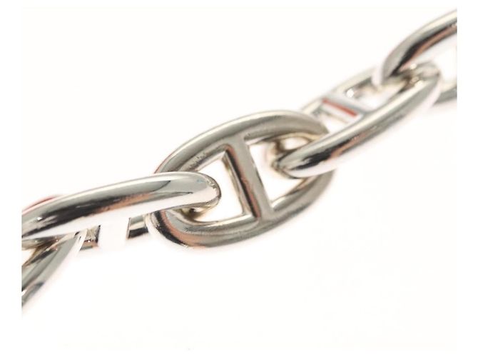 Hermès Bracciale Chaine d'Ancre MM HERMES Ag925 Argento Auth nb497SM - vista 7