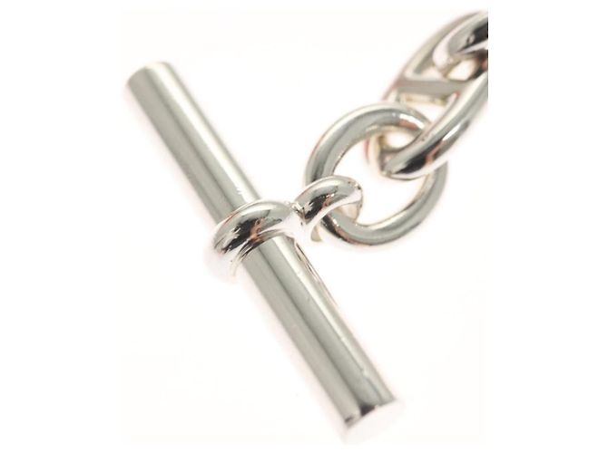 Hermès Bracciale Chaine d'Ancre MM HERMES Ag925 Argento Auth nb497SM - vista 9