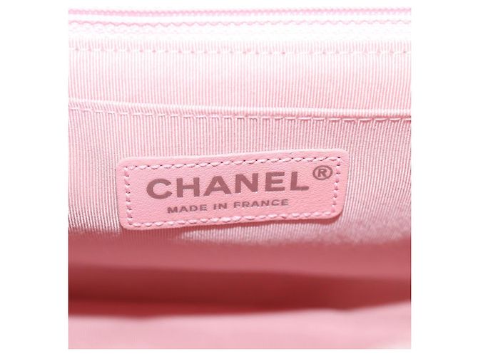 CHANEL Borsa a Spalla Chain Matelassé 23 2.55 tweed Rosa CC Auth 121623SM - vista 28