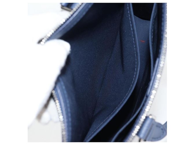 LOUIS VUITTON Borsa Messenger Sac Plat Monogramma Acquerello M57843 LV Auth BA1721SM Blu - vista 25