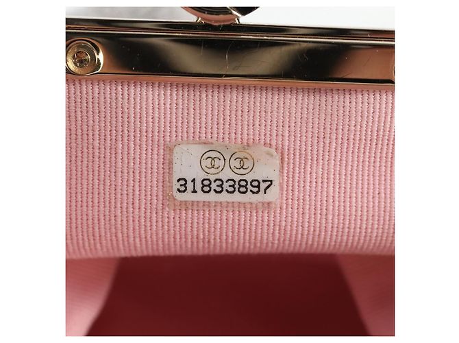 CHANEL Borsa a Spalla Matelassé con Catena in Pelle di Agnello Nera Oro CC Auth 125435SAM Nero D'oro - vista 12