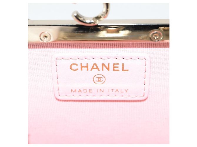 CHANEL Borsa a Spalla Matelassé con Catena in Pelle di Agnello Nera Oro CC Auth 125435SAM Nero D'oro - vista 20