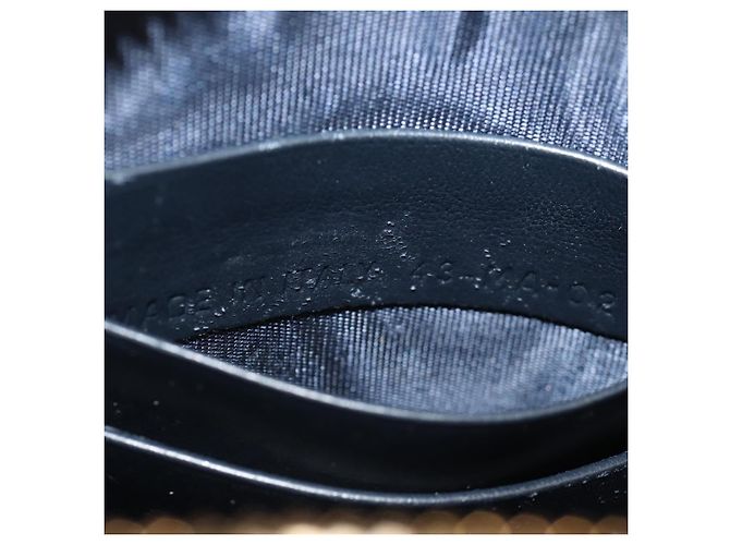 Borsa a catena Montaigne in tela Trotter Christian Dior blu navy oro Auth 146071SAM D'oro - vista 10