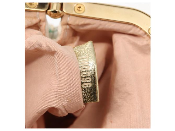 LOUIS VUITTON Pochette Omoniere Satin Multicolore Bianca M92060 LV Auth 134363SAV Bianco - vista 11