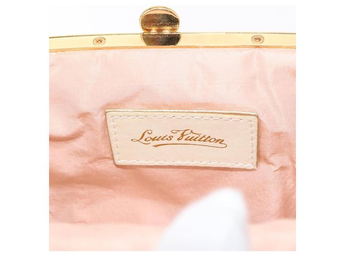 LOUIS VUITTON Pochette Omoniere Satin Multicolore Bianca M92060 LV Auth 134363SAV Bianco - vista 20